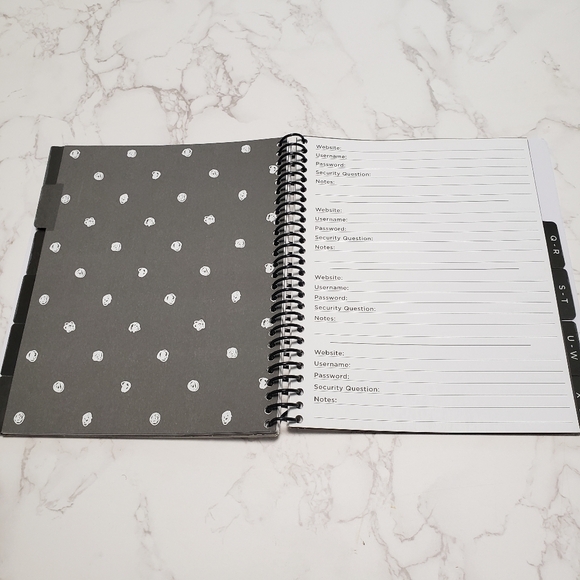 Steel Mill Password Keeper Notebook to save Passwords. - Picture 9 of 12
